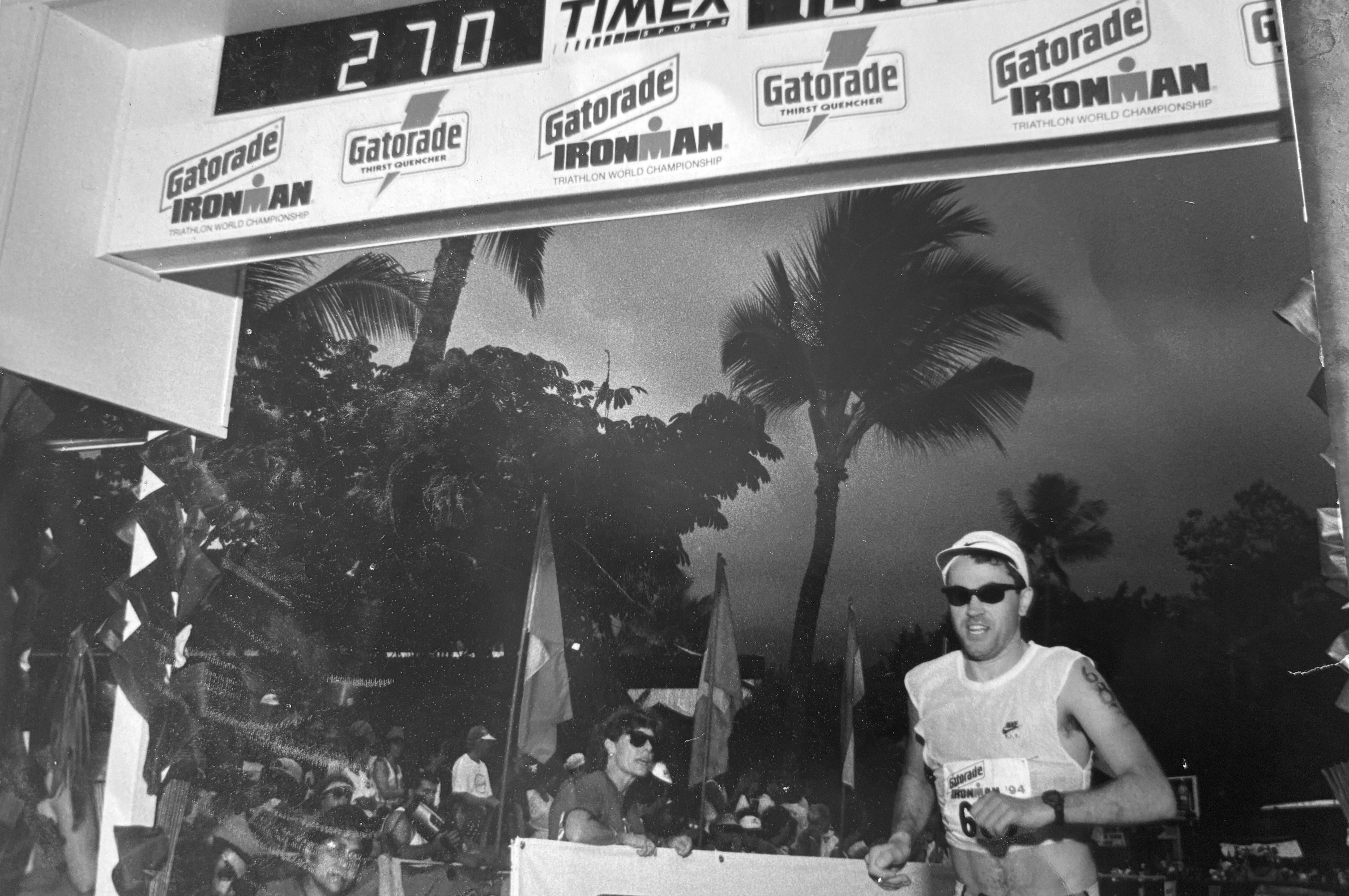 Coach Joe Beer at Ironman Hawaii (Kona)